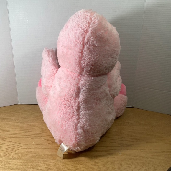 Dan Dee Pink Flamingo Plush Tootsie Footsie Stuffed Animal Large 16" Soft Cuddly - Picture 3 of 8